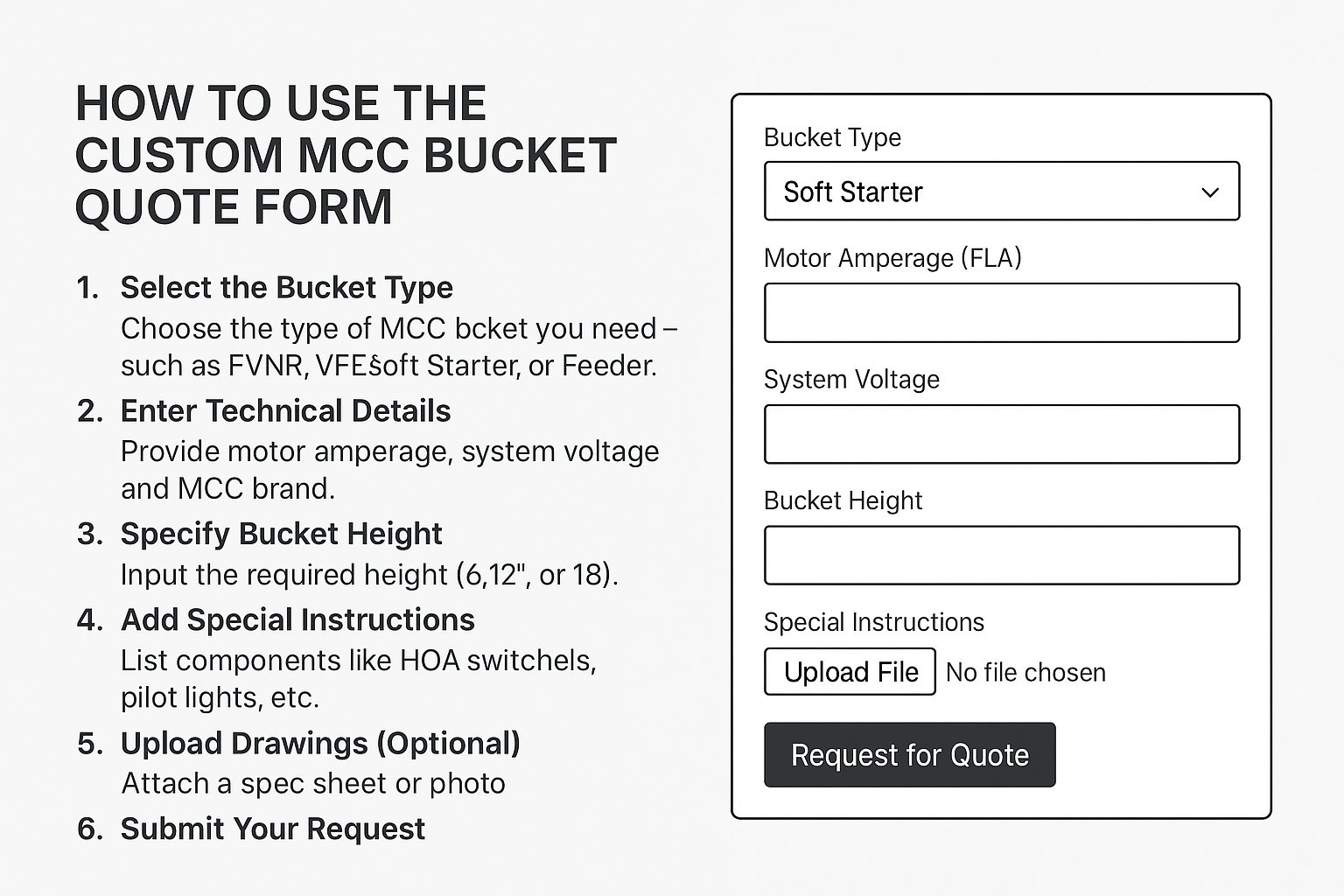 Custom MCC Bucket