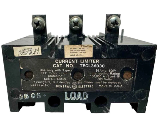 GE TECL36030 30A 3-Pole Add-On Current Limiter