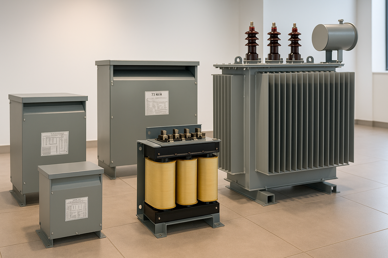 75 kVA 480V Delta to 208Y/120V 3-Phase Dry-Type Transformer - Schneider Electric EXN75T3H